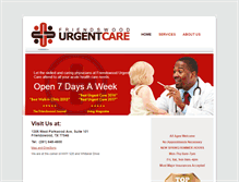 Tablet Screenshot of friendswood-urgentcare.com